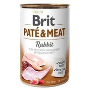 Brit pate & meat rabbit dla psa 400 g