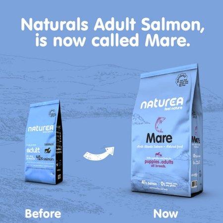 NATUREA Naturals Mare Mono łosoś 12 kg