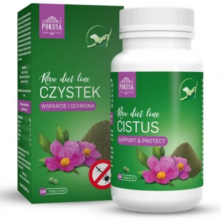 Pokusa RawDietLine Cistus / Czystek 120 tablets