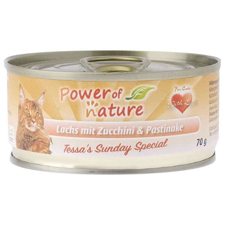 Power of Nature Tessa’s Sunday Special puszka dla kota łosoś z cukinią 70 g