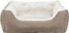 Nelly, legowisko, dla psa/kota, prostokątne, jasnobrązowe/białe - szarobrązowe, 80x65 cm