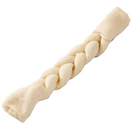 Maced warkocz premium biały 25cm