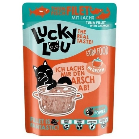Lucky Lou Extrafood tuńczyk z łososiem filety w sosie 70 g