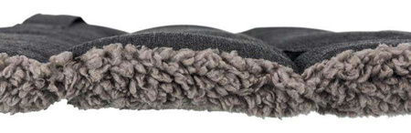 Koc Bendson, 100 × 65 cm, ciemnoszary/jasnoszary