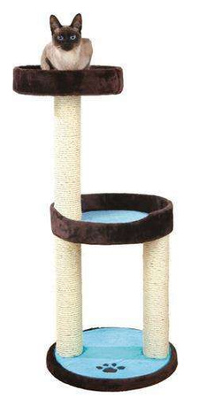 Drapak 'Lugo' 103 cm brązowy/ niebieski