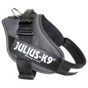 SZELKI Julius-K9 rozmiar 2/L–XL: 71–96 cm, CZARNE