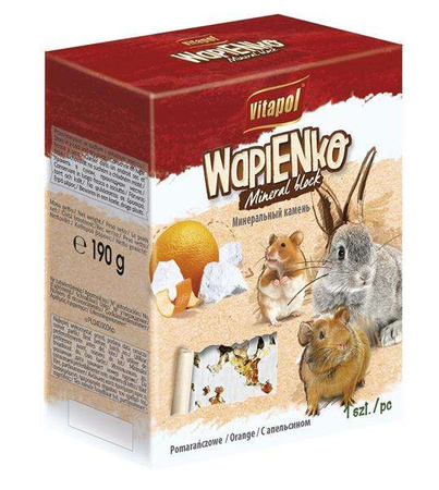 KOSTKA DLA GRYZONI XL -POMARAŃCZOWA