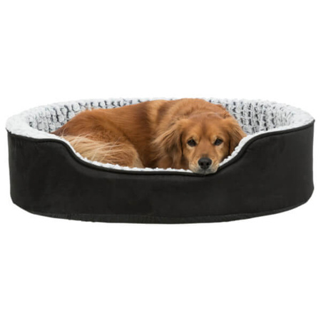 Legowisko ortopedyczne dla psa Lino , 83 × 67 cm, czarno/szare