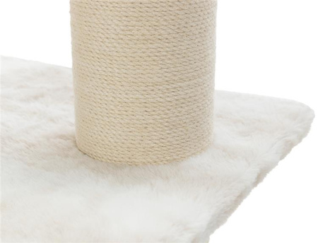 Nelli, drapak, biały/ szarobrązowy, 140 cm