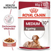 Royal canin medium ageing 10+ karma mokra w sosie dla psów dojrzałych po 10 roku życia, ras średnich saszetka 140g