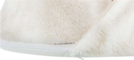 Nelli, legowisko zamknięte, białe/szarobrązowe, o 52 × 40 cm