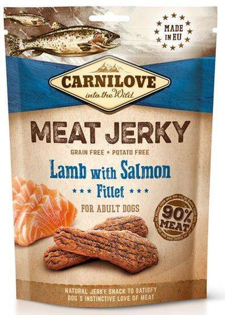 Carnilove jerky lamb with salmon fillet 100g