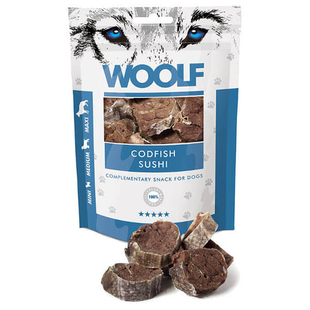 Woolf codfish sushi dla psa 100 g