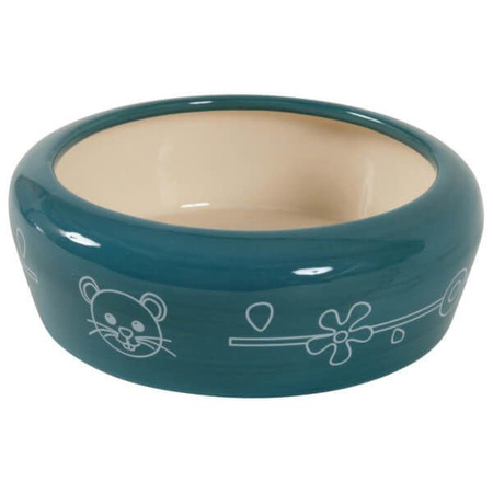 Zolux miska ceramiczna zapobiega wydostawaniu się karmy lub wody dla gryzonia 150 ml