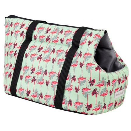 amiplay BeHappy torba transportowa dla psa Flamingo L