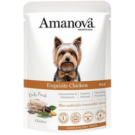 Amanova Exquisite saszetka dla psa kurczak 300 g