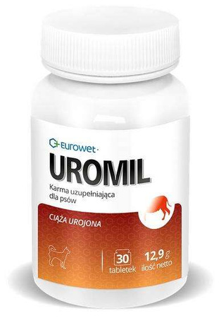 Eurowet uromil na ciążę urojoną dla suk 30 tabl.