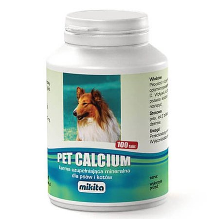 Mikita pet calcium dla psa i kota 100 tabletek