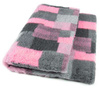 DryBed Posłanie Patchwork 75x50cm A+ róż-szary