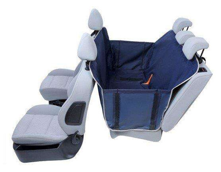 Kardiff Anti Slip mata samochodowa na tylne fotele z zamkiem i bokami M granatowa