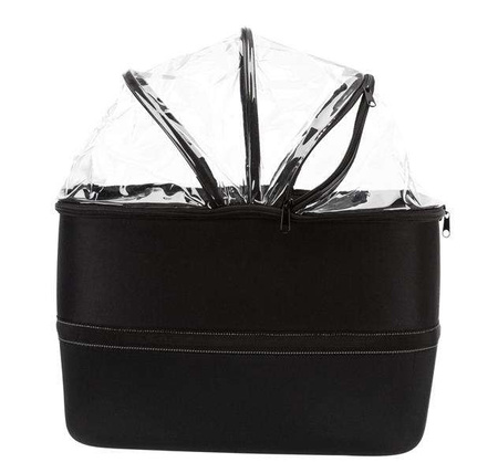 Kosz na rower, 41x47x39cm, czarny