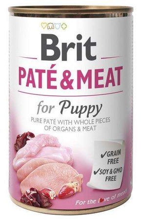 Brit pate & meat puppy 400 g