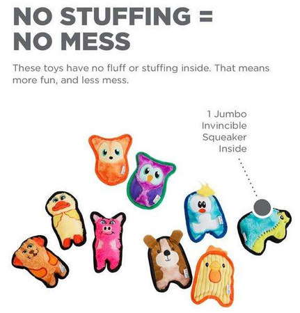 Outward Hound Invincibles Minis Pig zabawka dla psa