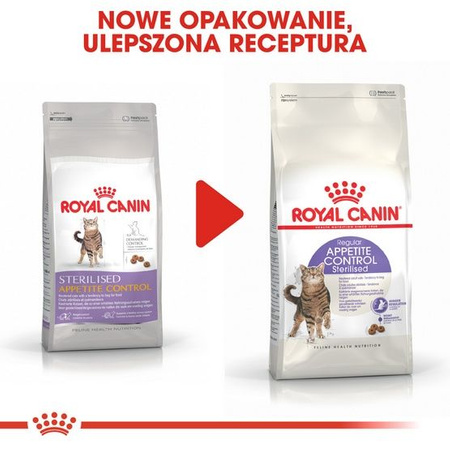 Royal canin sterilised appetite control karma sucha dla kotów dorosłych, sterylizowanych, z apetytem 10kg