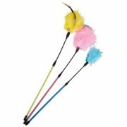 Zolux zabawka wędka dla kota z piórkami