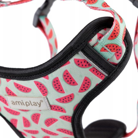 amiplay Discovery BeHappy szelki dla psa Watermelon M