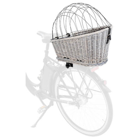 KOSZ NA ROWER, 35 × 49 × 55 cm, CZARNY