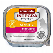 ANIMONDA INTEGRA Protect SENSITIVE Wieprzowina tacka mokra dla kota 100g