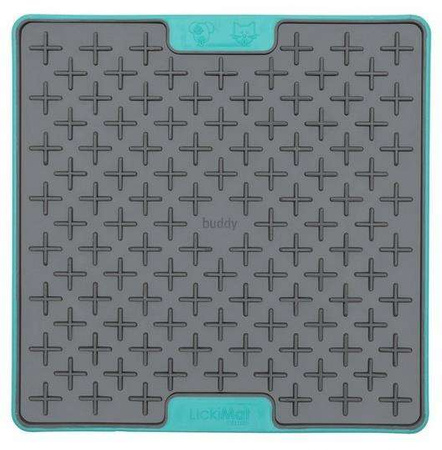 LickiMat Buddy Deluxe/Tuff Krzyżyk twardy turkusowy