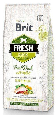 Brit fresh duck & millet adult run & work