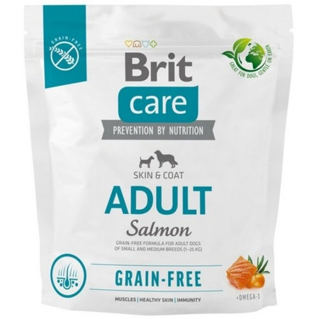 Brit Care Grain Free Small & Medium łosoś dla psa 1 kg
