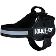 Szelki Julius-K9,rozm. 1/L: 66–85 cm, czarne