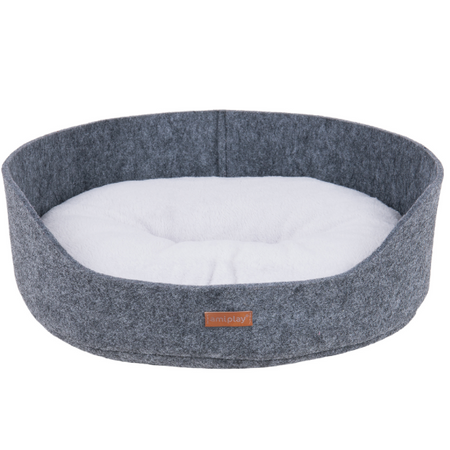 amiplay Hygge 2in1 filcowe legowisko owalne dla psa S