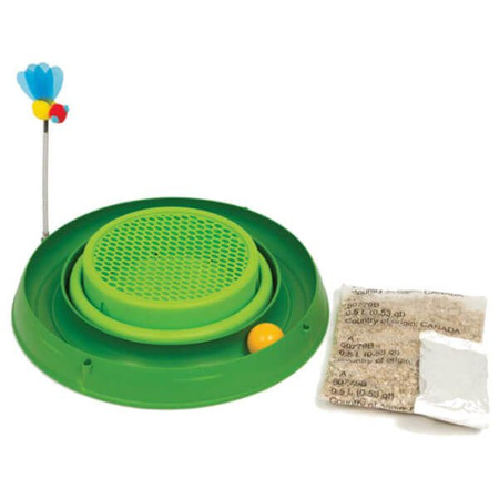 Tor Catit Play 'n Scratch z trawą, 4 x 36 x 39,5 cm, zielony