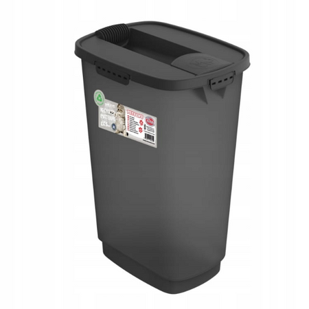 PET-NOVA Pojemnik na karmę czarny 50L