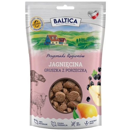Baltica Przysmaki Regionów jagnięcina z gruszką, 100 g