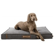 Poduszka BE NORDIC Föhr, 80 × 55 cm, ciemnoszara