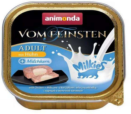Animonda vom Feinsten Milkies Cat Kurczak + Mleko tacka 100g