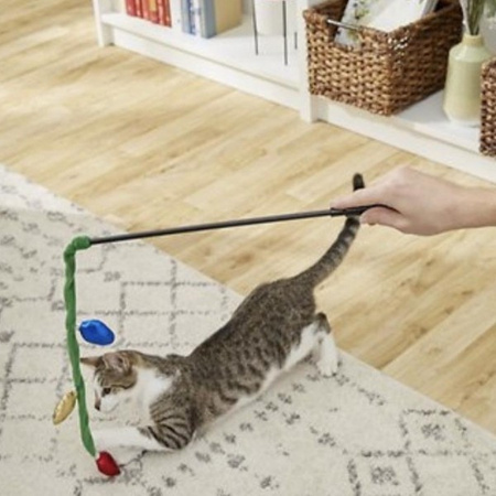 Kong Holiday Laser Teaser Lights wędka dla kota