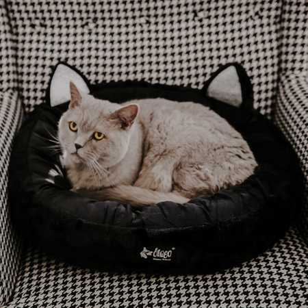 Dingo HugMe legowisko okrągłe dla psa, kota czarne