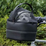 Kosz na rower, 41x47x39cm, czarny