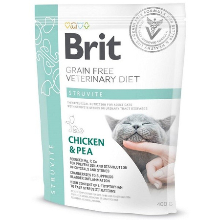 Brit Grain Free Veterinary Diets Struvite dla kota 400 g