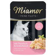 Miamor Feine Filets Tuńczyk & Kraby saszetka 100g