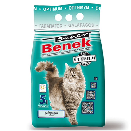 Certech super benek optimum galapagos żwirek dla kota 5 l