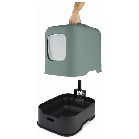 Rotho kuweta zamknięta biala dla kota 51 x 39,5 x 44,3 cm