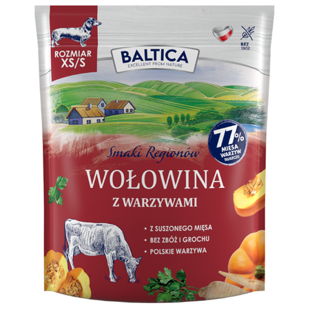 Baltica Smaki Regionów wołowina z warzywami, 1 kg